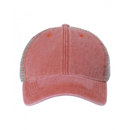 DTA LEGACY DTA Dashboard Trucker Cap Nantucket Red/ Grey