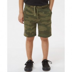 Independent Trading Co. PRM16SRT Youth Lightweight Special Blend Fleece Shorts