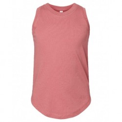 LAT 2692 Girls' Relaxed Fine Jersey Tank