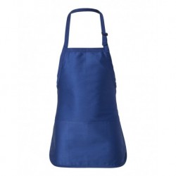 Q-Tees Q4250 Full-Length Apron with Pouch Pocket