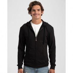 Tultex 260 Beach Full-Zip Hooded Long Sleeve T-Shirt