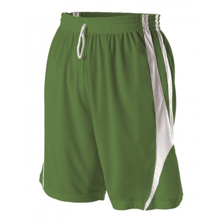 54MMP Alleson Athletic 54MMP Reversible Basketball Shorts KELLY/ WHITE