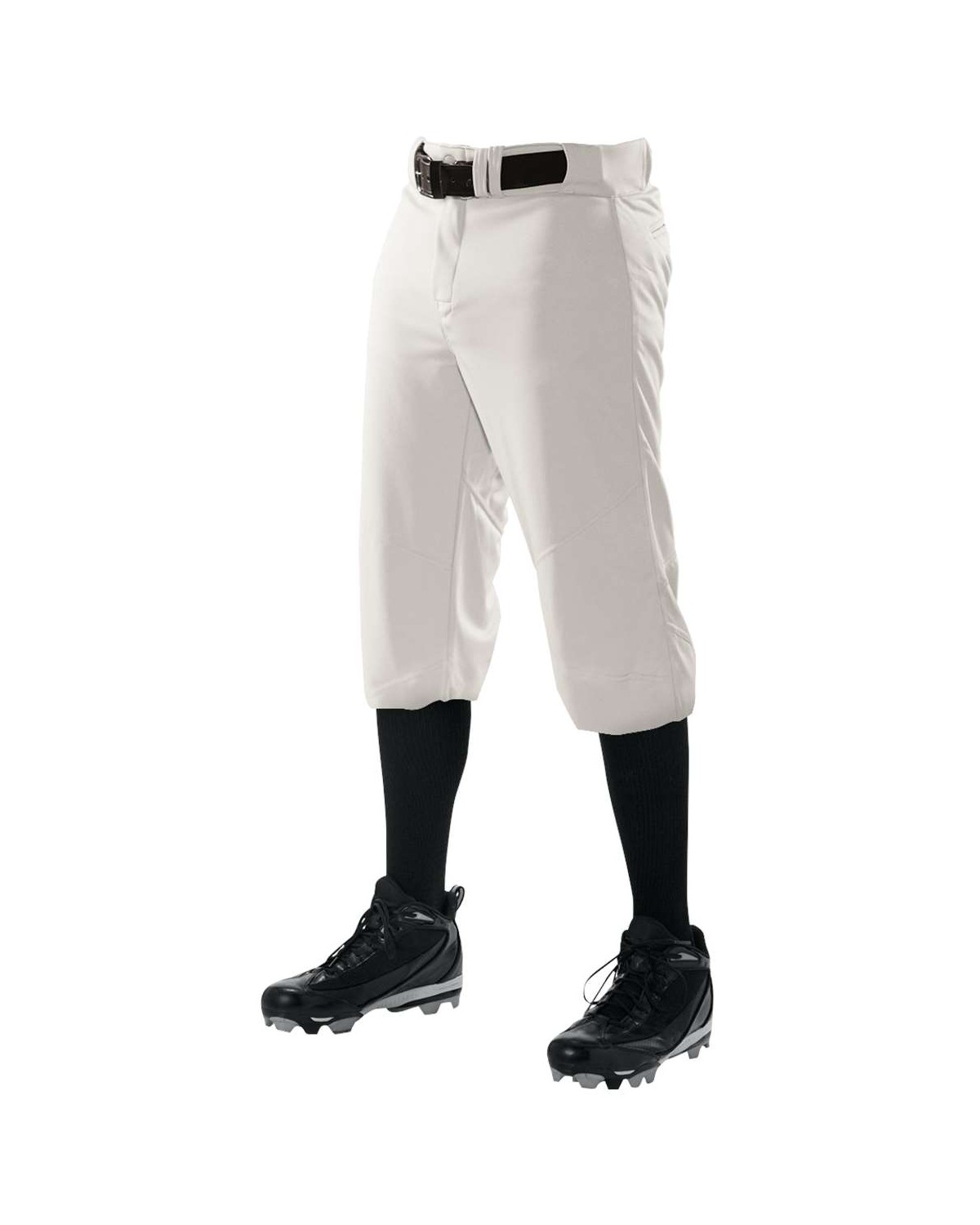 Pantalon De Baseball Alleson Athletic – Jeunesse XS – Blanc Avec Tuyau Noir – Neuf
