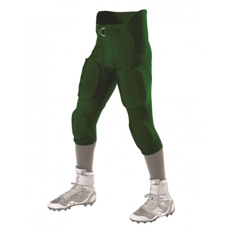 689SY Alleson Athletic 689SY Youth Intergrated Football Pants FOREST