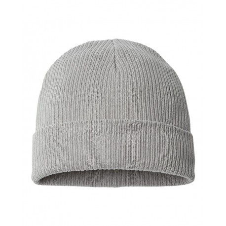 NELSON Atlantis Headwear NELSON Sustainable Cuffed Beanie LIGHT GREY