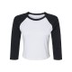 1200 Bella + Canvas WHITE/ BLACK