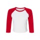 1200 Bella + Canvas WHITE/ RED