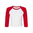 1200 Bella + Canvas WHITE/ RED