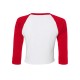 1200 Bella + Canvas WHITE/ RED