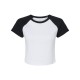1201 Bella + Canvas WHITE/ BLACK