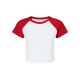 1201 Bella + Canvas WHITE/ RED