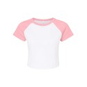 1201 Bella + Canvas White/ Pink