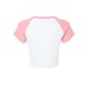 1201 Bella + Canvas White/ Pink