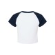 1201 Bella + Canvas WHITE/ NAVY