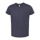 3001YCVC Bella + Canvas Heather Midnight Navy