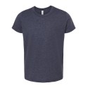 3001YCVC Bella + Canvas Heather Midnight Navy