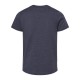 3001YCVC Bella + Canvas Heather Midnight Navy