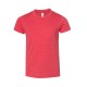 3001YCVC Bella + Canvas HEATHER RED