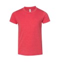 3001YCVC Bella + Canvas HEATHER RED