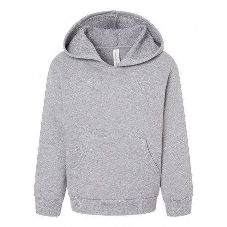 3719T BELLA + CANVAS 3719T Toddler Sponge Fleece Pullover Hoodie ATHLETIC HEATHER