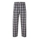 BM6624 Boxercraft Charcoal Lavender Tomboy Plaid