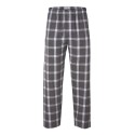 BM6624 Boxercraft Charcoal Lavender Tomboy Plaid