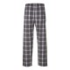 BM6624 Boxercraft Charcoal Lavender Tomboy Plaid