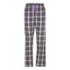BW6620 Boxercraft Charcoal Lavender Tomboy Plaid